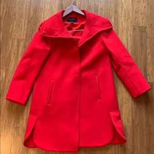 Ann Taylor Red Short Coat